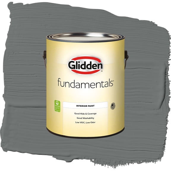 Glidden Fundamentals Pencilpoint Flat Interior Paint and Primer, 1 Gallon