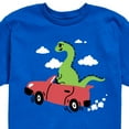 thumbnail image 3 of Instant Message - Transportation - Dino In A Flying Car - Toddler & Youth Short Sleeve T-Shirt, 3 of 6