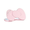 thumbnail image 4 of Impressions Vanity Hello Kitty Bow Led Compact Mirror Double Sided Cute Travel Makeup Mirror Soft Touch Button With Slide Down Auto Shut Off (Small), 4 of 5