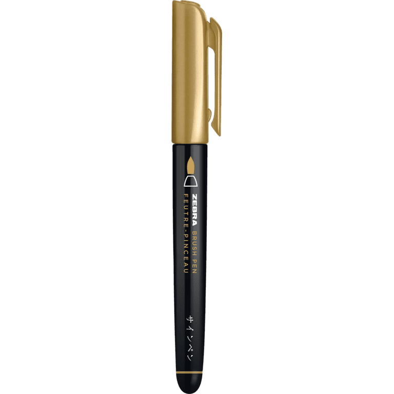 Zebra Metallic Brush Pens Set of 7 – Opus Art Supplies