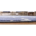 thumbnail image 2 of Unique Loom 3116705 6 x 6 ft. Philadelphia Trellis Round Rug, Blue, 2 of 2