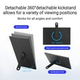 thumbnail image 3 of ASUS 16” 60Hz Portable Monitor (MB169CKZ) - FHD, IPS, 2x USB-C, Eye Care, 360° Kickstand, 3 of 8