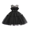 thumbnail image 3 of 12M-7T Toddler Girls Lace Tulle Tutu Dress, Esho Flower Girl Wedding Ball Gown, Kids Halloween Party Pageant Evening Dresses, 3 of 8