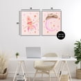 thumbnail image 3 of Space Cowgirl Rocket Ship 2 Piece Gray Framed Giclee Art Set, design by Nina Jacobs, 3 of 8