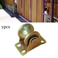 thumbnail image 1 of Pulley Block Gold Steel U Shaped Single Wheel Pulley Block with High Load Capacity Of 441Lbs And 31mm Wheel Diameter, 1 of 8