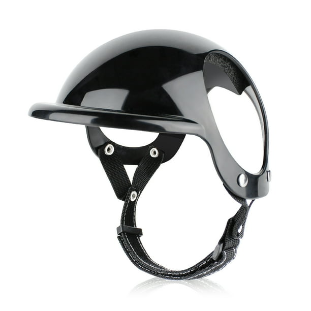 Casco de motocicleta para perros - Gorro de seguridad para bicicletas para perros - Cascos para perros de espuma suave incorporados - Suministros para mascotas Casco para perros