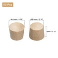 thumbnail image 2 of Uxcell 50Pack Flat Head Wood Plugs, 11/32 Inch Wooden Button Wood Plugs Screw Covers, 2 of 5