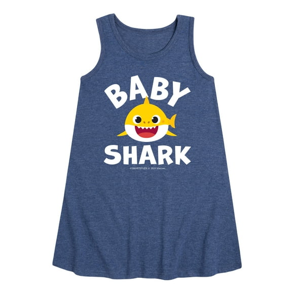 Baby Shark - Toddler and Youth Girls A-line Dress