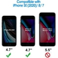 thumbnail image 2 of JETech Screen Protector for Apple iPhone SE 2020, iPhone 8 and iPhone 7, 4.7-Inch, PET Film, HD Clear, 3-Pack, 2 of 5