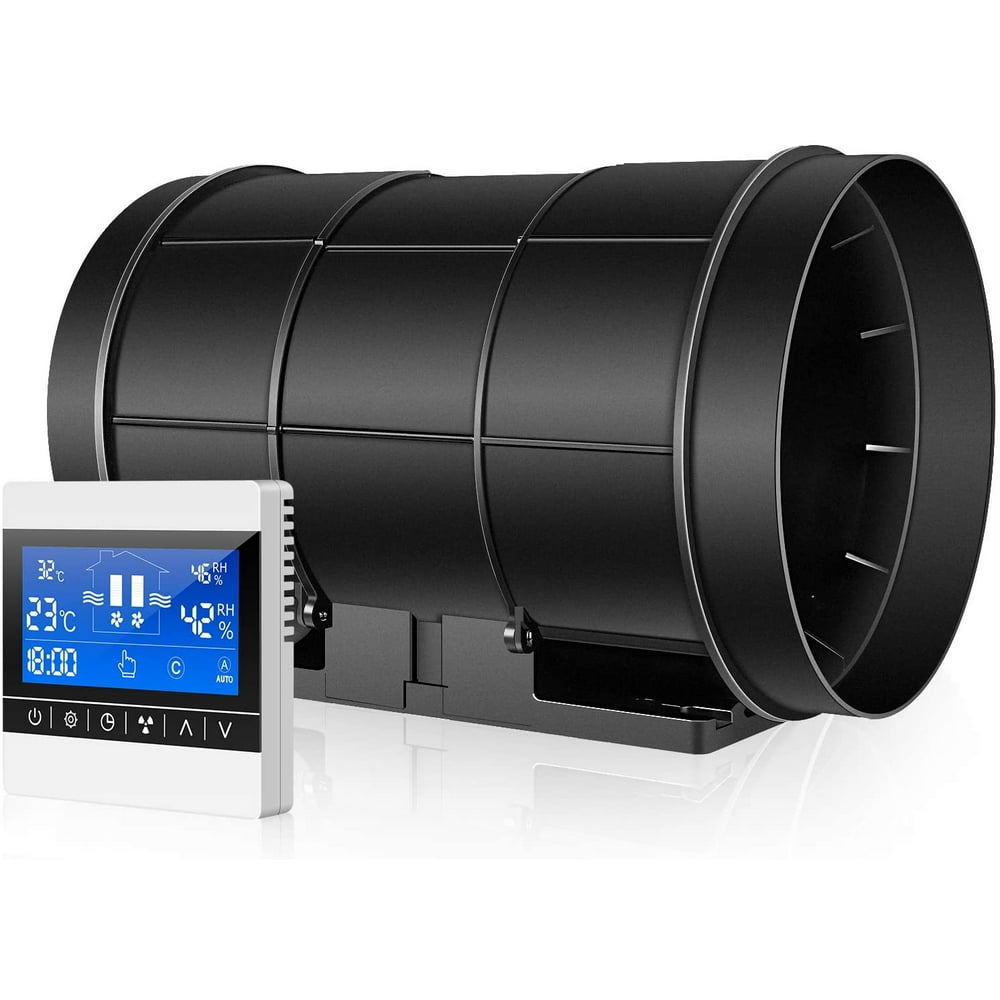 iPower GLFANXINLINEPRO8V2 8 Inch 441 CFM Inline Duct Fan with Speed