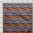 thumbnail image 3 of oneOone Georgette Viscose Purple Fabric Floral Craft Projects Decor Fabric Printed By The Yard 42 Inch Wide, 3 of 5