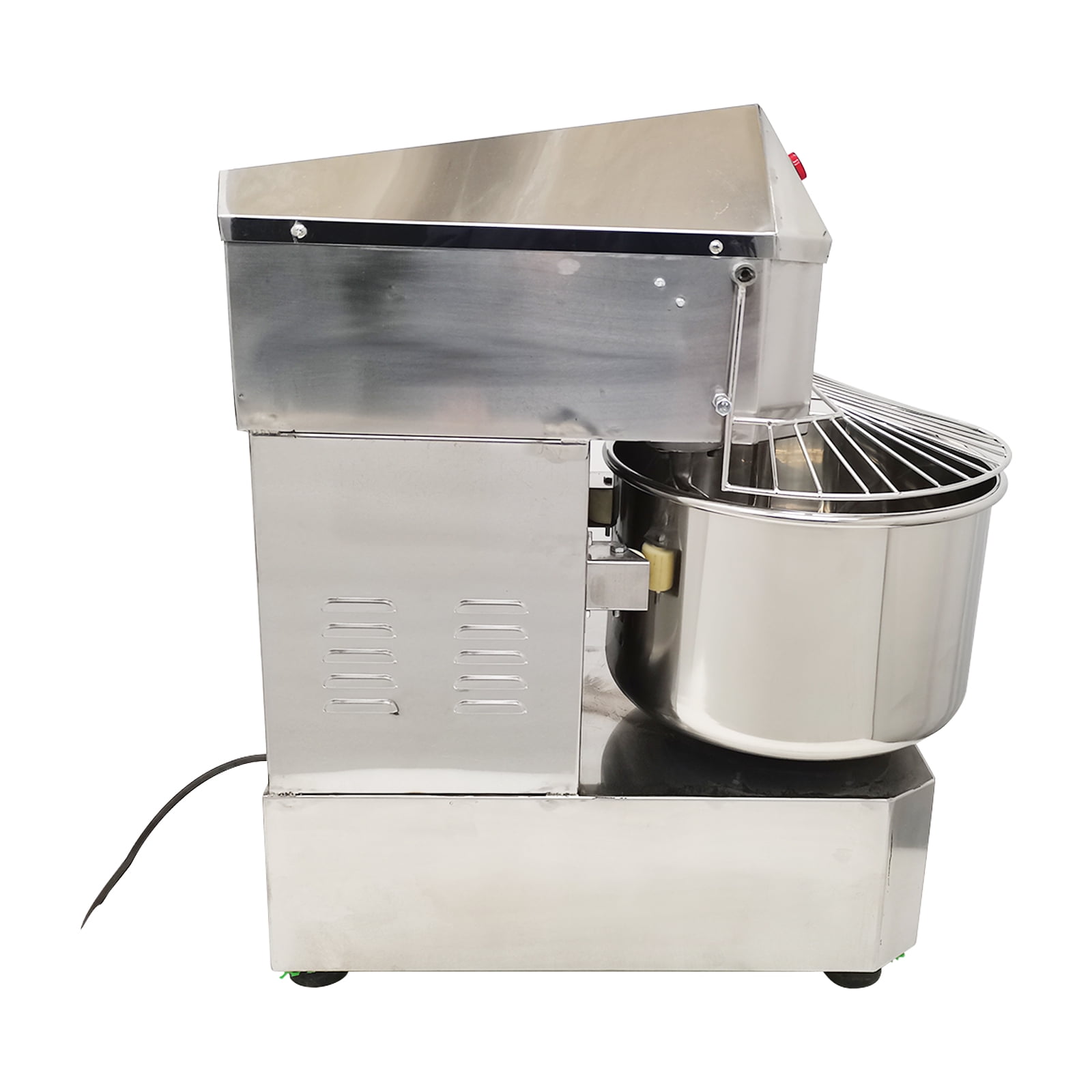 Techtongda 30QT Electric Commercial Spiral Dough Mixer Stand Mixer Kneading Flour Mixer Double Action Double Speed