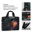 thumbnail image 4 of FORMRS 16" Laptop Bag Carrying Sleeve Case with Handle Travel Shoulder Briefcase, Black Astronaut, 4 of 8