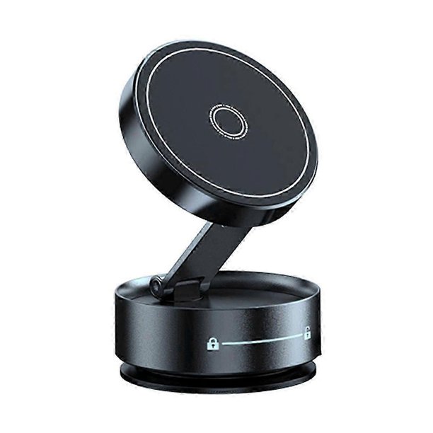 Soporte magnético para teléfono de coche Q12 con ventosa magnética, plegable y ajustable 360° para smartphone.
