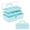 Blue, variant on Blue 3-Layer Plastic Dividing Craft Organizer With Adjustable Spacers