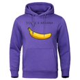 thumbnail image 1 of Sudadera con capucha con estampado de Dolce & Banana para hombre, ropa informal holgada, sudaderas con capucha de lana cálida, sudadera de Hip Hop de calle con personalidad, 1 of 4