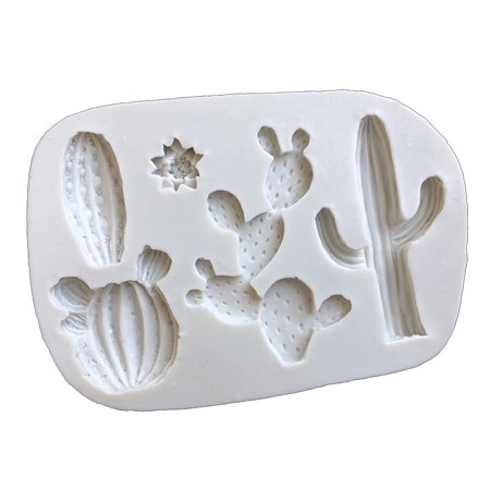 

Cactus Shape Fondant Mold Silicone Chocolate Candy Mold for Christmas Birthday Party Cake Decoration Cupcake DIY Gift