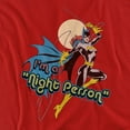 thumbnail image 2 of DC Night Person Women's T Shirt, Red, Small, 2 of 6