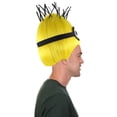 thumbnail image 3 of Animation Yellow Teen's Wigs | Short Yellow Cosplay Wig | Premium Breathable Capless Cap, 3 of 8