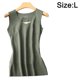 thumbnail image 2 of Camiseta Sin Mangas Térmica Para Mujer Camisa Sin Mangas Camisola Parche De Seda Chaleco Caliente Ropa Interior - Verde, 2 of 5