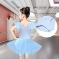 thumbnail image 7 of WIBACKER 3-10Y Unicorn Ballet Leotards for Kids Girls with Skirt Toddler Dance Dresses Flutter Sleeve Dancewear, 7 of 7