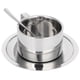 thumbnail image 4 of Juego de taza de café de acero inoxidable de primera calidad con taza, plato y cuchara con aislamiento de doble pared para una experiencia de bebida inigualable, 4 of 8