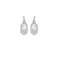 thumbnail image 1 of Kendra Scott Lee Silver Drop Earrings in Dichroic Glass, 1 of 2