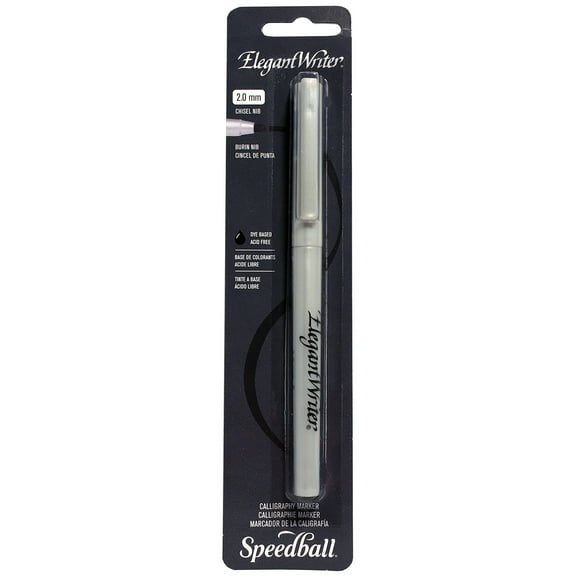 Elegant Writer Markers, Chisel Point, Black
