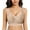 Beige, variant on DuoJiaJ Women's Wireless Bra With Seamless Smooth Comfort Wirefree T Shirt Bra T-Shirt Bras Beige
