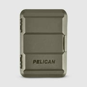 Pelican MagSafe Wallet for iPhone - Heavy Duty MIL-STD Snap-On Phone Magnetic Wallet and Phone Card Holder - Detachable and Slim Hard Case for iPhone 16 Pro Max /15 Pro Max/14/13/12 Series - OD Green