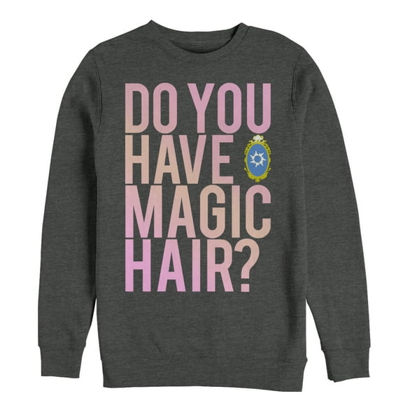 Men's Ralph Breaks the Internet Magic Hair Sweatshirt Charcoal Heather 2X Large