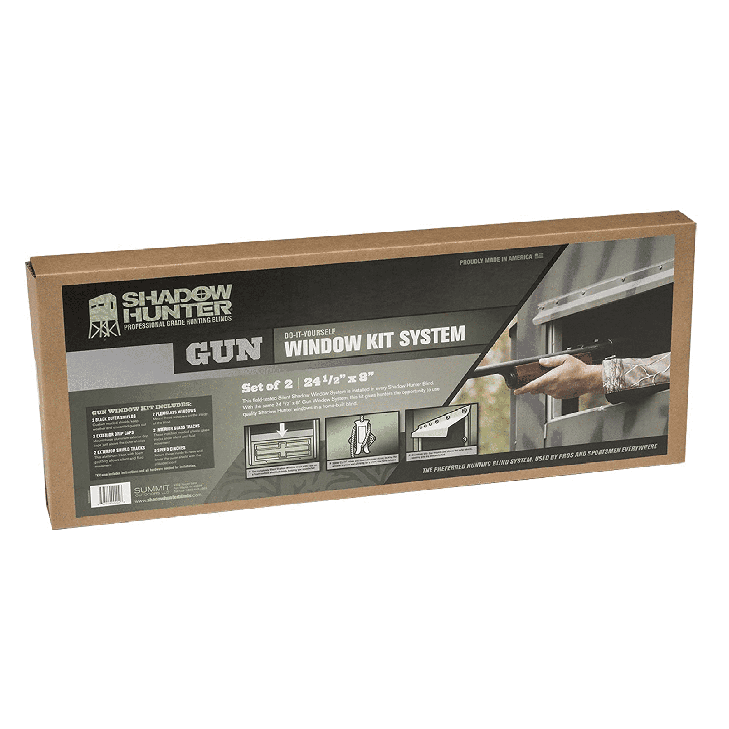 Shadow Hunter SHSSGW Gun Silent Shadow Window Kit System for Deer