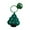 E, variant on Christmas Crochet Keychain Ornament – Yarn Knitted Pendant, Holiday Decoration Gift for Home, Party, or Bag Charm
