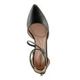 thumbnail image 3 of Patrizia Eluned Women’s Faux Leather Block Heel Pumps with Crystal Strap and Zipper Closure, 3 of 6