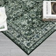 thumbnail image 7 of Washable Runner Rugs 2x6 for Living Room, VintageFloor Carpet with Non-Slip Backing, Low Pile, for Entryway Hallway Bedroom(Green), 7 of 7