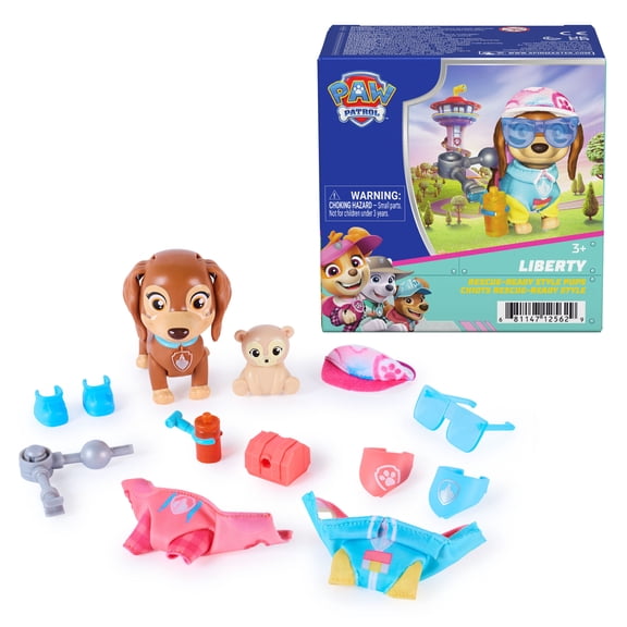 PAW Patrol Skye's World Liberty Rescue-Ready Style Pups, Ages 3 