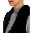 thumbnail image 3 of Jocelyn Gilet Asymétrique en Fausse Fourrure Rayée, 3 of 3