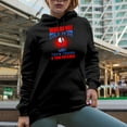 thumbnail image 2 of Funny Warning, Golf Mom with Thick Thighs & Thin Patience, Golf Player, Golfing or Golfer Themed Merch Gift, Black Hooded Sweatshirt or Hoodie, 3XL, 2 of 5