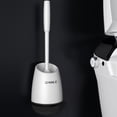 thumbnail image 4 of Cepillo de baño Baoblaze montado en la pared con soporte Negro, 4 of 8