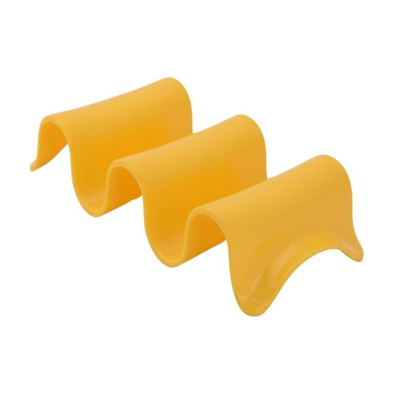 Taco Houder Stand Roestvrij Staal Taco Rack Shell- Met Handvatten Taco Tray Houdt Tot 3 Tacos Vaatwasser Oven Grill