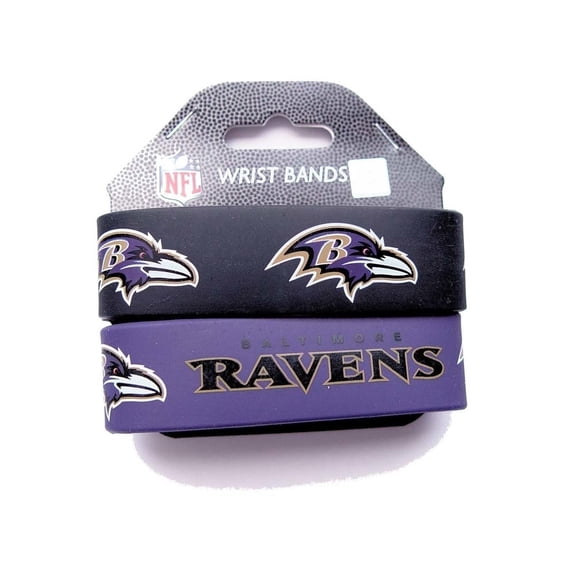 NFL Football Silicone Rubber Wrist Band Two Bracelets Choose Your Team