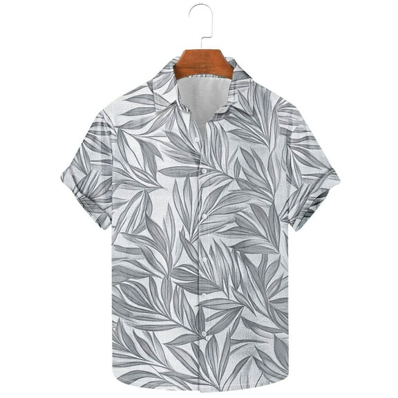WAENQINLA Hawaiian Shirt for Men Casual Tropical Floral Short Sleeve Shirt Button Down Summer Beach Wedding Shirts,S-5XL