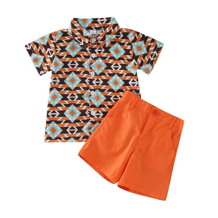 

Toddler Boys Short Sleeve Plaid Printed T-Shirt Tops Shorts Child Kids Gentleman Outfits Summer Clothes