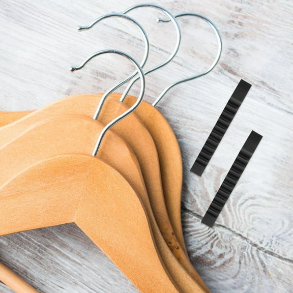 Masteelf 100 Pcs Hangers Clothes Rack Anti-slip Wooden Coat