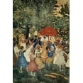 thumbnail image 2 of Prendergast, Maurice Brazil 18x24 White Modern Wood Framed Museum Art Print Titled - Maypole, 2 of 4