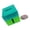 Blue Green, variant on Smarted Plastic Bird Training Tool With Coin Slot For Play And Learning