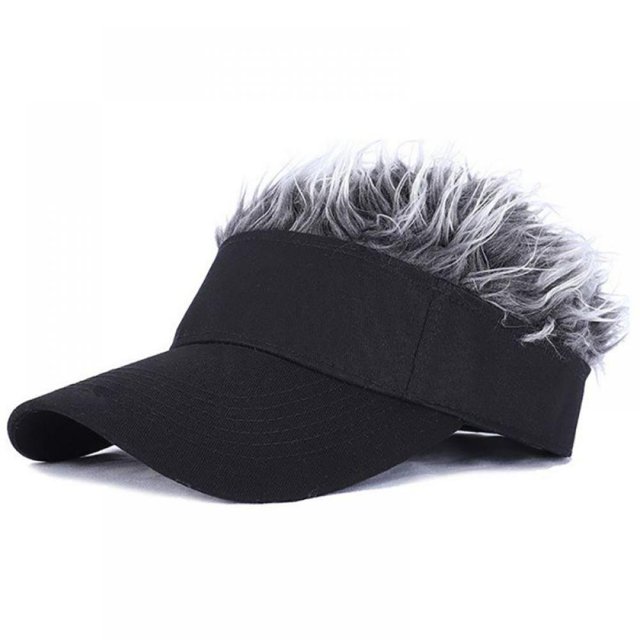 TINKER Réglable Respirant Sport Extérieur Faux Flair Cheveux Pare-Soleil Chapeau