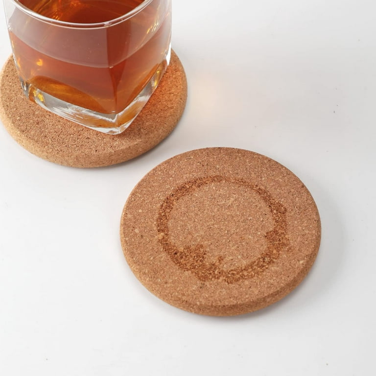  Cork Coasters 12 Pcs, Absorbent Heat Resistant Reusable Tea or  Coffee Coaster, Blank Coasters for Crafts,Warm Gifts Bar Coaster for  Relatives and Friends. : Home & Kitchen