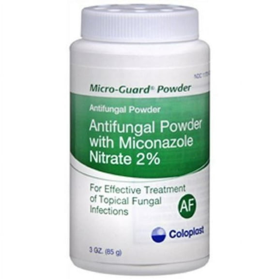 Micro-Guard Powder Antifungal Powder with Miconazole Nitrate 2%, 3 Oz.