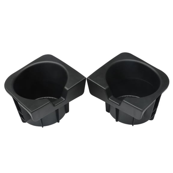 2PCS Center Console Cup Holder Insert Right & Left for 2005-2017 Tacoma Plastic